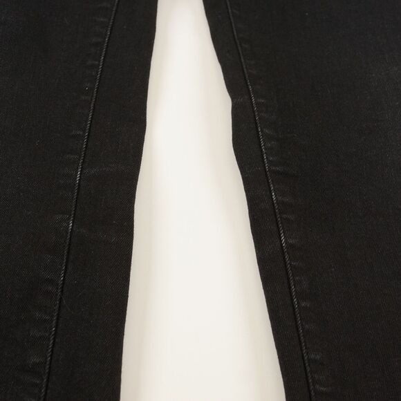 Everlane Authentic Stretch Black Mid Rise Skinny Black Jeans Womens Sz 25 Ankle - Picture 8 of 8